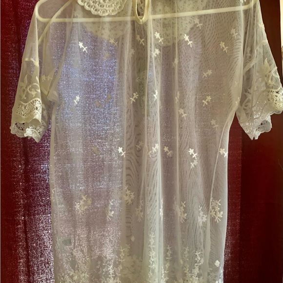 ✨POOF COUTURE💫✨BLUSA💫✨L💫✨TELA DE ORGANZA TRANSPARENTE 💫✨#JB30 - Picture 3 of 8